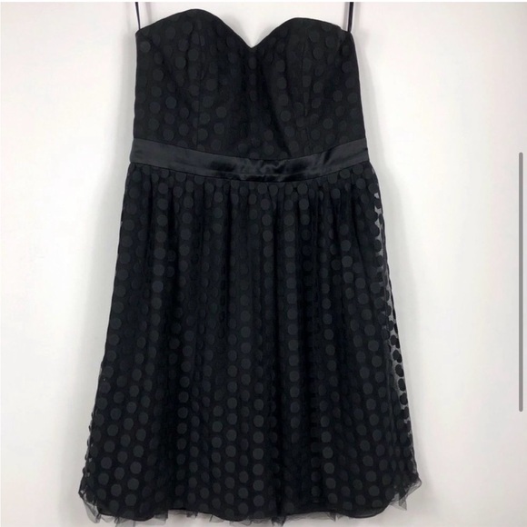 White House Black Market polka dot tulle dress - Picture 4 of 5